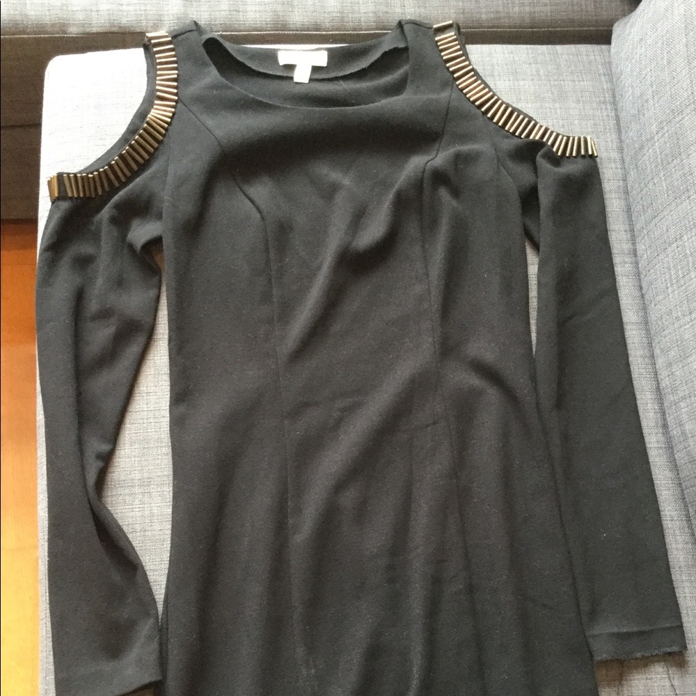 Black short dress